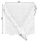 Deerlux 16" Handwoven Cotton Throw Pillow Cover with Embossed and Fringed Crossed line, Charcoal QI004300.CH - alternate 6
